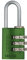 ABUS Zahlenschloss 145/20 Grün - Kofferschloss, Spindschloss u. v. m. - Aluminium-Vorhängeschloss - individuell einstellbarer Zahlencode - ABUS-Sicherheitslevel 3