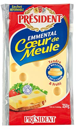 Président Queso Emmental Plaqueta, 250g