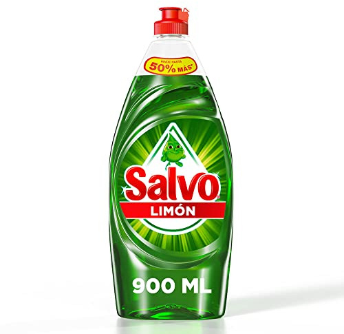 Salvo Lavatrastes Líquido Limón, 900 Ml