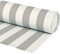 Byour3 - Stoff als Meterware Für Markisen UV-Schutz Schatten Sonnensegel Balkon Veranda Planen Pavillon Pergola Seitenfalten Markise Camper Bootskissen (Grau Streifen, 140 cm breite Rolle)