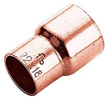 Raccordo Manicotto Ridotto Rame 28x16 Mm A Saldare F/f Frabo