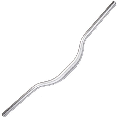UPANBIKE - Manillar para Bicicleta de montaña extralargo de 31,8 mm x 440 mm/520 mm, (Plata, 440mm)
