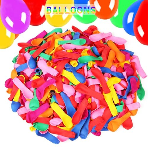 1000 pièces de bombes à eau, set de ballons d'eau, ballons d'eau, bombes à eau colorées mélangées, pack géant