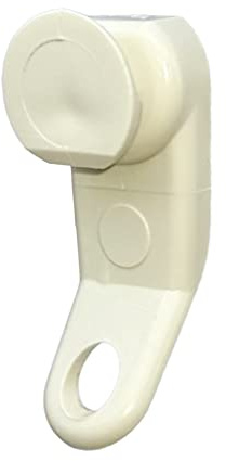 GRADIENT Traverse Rod Slides (25 Pack) Add-A-Slide Flat Bottom For Easy Snap In Installation Without Disassembly Drapery Curtain Replacement Carrier