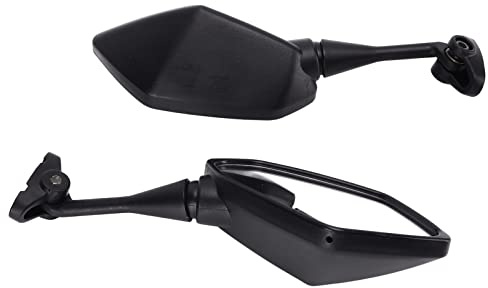 Cbr600 Spiegel Er6F Spiegel Schwarz Paar Motorrad Rückspiegel Links Rechts Ersatz für Cbr600Rr Cbr600 F4 F4I Cbr1000Rr Cbr250R