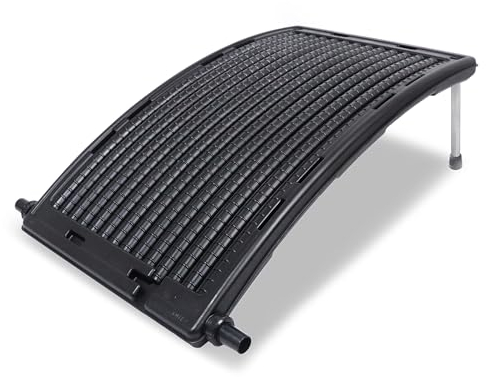 YUENFONG 1 Stück Poolheizung Sonnenkollektor, Solarheizung mit Schlauch, Solarkollektor Heizungen 15L Wasserinhalt, Solar Heizung Solaranlage für Schwimmbad Garten, 111,5 x 65 cm