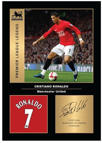 Icons Wall Art Cristiano Ronaldo Legends Signed A4 Printed Photo Picture Display Gift For Football Fans Digitally Reproduced Signature Unframed