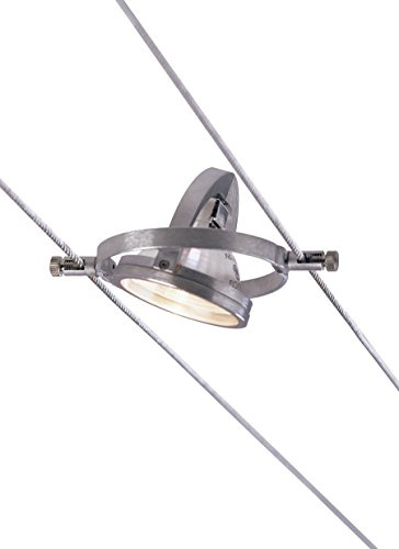 Tech Lighting 700KHELLO5, K Hello, 5.5 Wide Kable Lite Lamp, Satin Aluminum