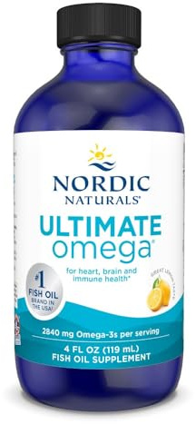 Ultimate Omega Liquid, Lemon Flavor, 4 fl oz (237 ml) - Nordic Naturals