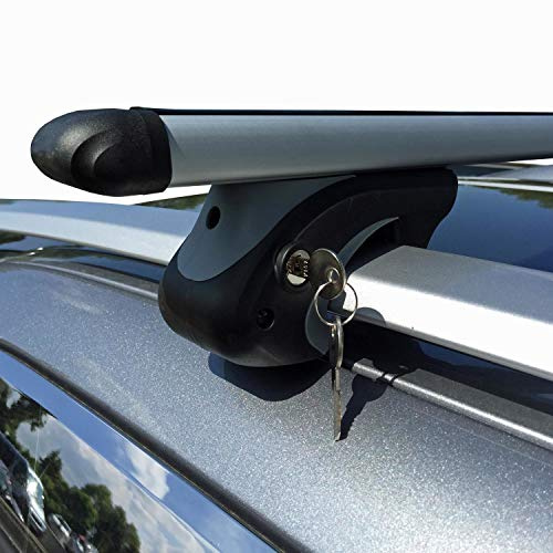 Alu Relingträger VDP XL135 kompatibel mit VW kompatibel mit Tiguan II ab 16 Dachträger abschließbar