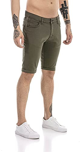 RED BRIDGE Vaqueros Cortos para Hombre Jeans Shorts Denim Estilo Chino