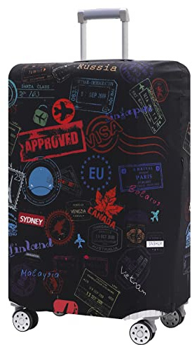 Travelkin Housse de Valise Protection Plastique, Elastique Housse de Bagage 18-32 Pouces (48-80CM)