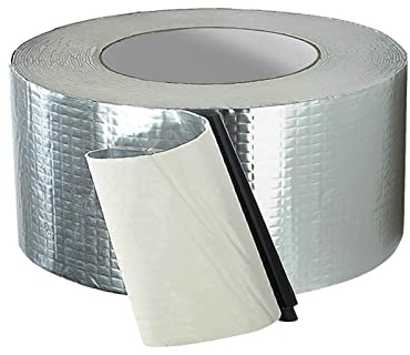 Wasserdichtes Klebeband, Butyl Band Starke Qualität Klebeband Aluminiumfolie Tape Starkes Selbstklebendes DichtungsbäNder Für Dachleckage Oberflächenriss Fensterbankspalt Rohrbruch (5CM*5M)