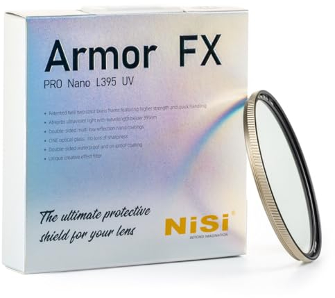 NiSi Armor FX UV Filter 82mm – Explosionssicherer UV-Schutzfilter, Objektivfilter mit beidseitiger Multi-Layer Nano-Beschichtung und Schutz des Objektiv