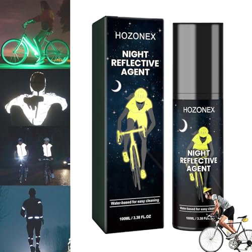Clear Glow in The Dark Spray Paint, Reflective Spray Paint Outdoor Waterproof, Glow in The Dark Paint, Glow in The Dark Acrylic Paint, Reflective Paint for Bike (Yellow)