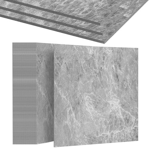 HENGMEI PVC Bodenbelag Selbstklebend Vinylboden, 54 Stück, 5.02m², Model B