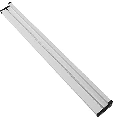 T-skenor geringsskena, 75 typ T-spår geringsskenor av aluminiumlegering, träbearbetning bordscirkelsåg, T-plats, för staket och träbearbetning, 800 mm