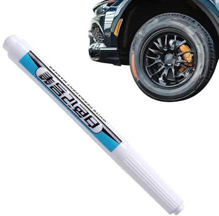 Rotulador Pintura para Neumáticos - Bolígrafo Marcador De Secado Rápido Impermeable,Reutilizable Herramienta De Marcado Para Automóviles Etiquetado Y Bricolaje Para Muebles Y Uso Com