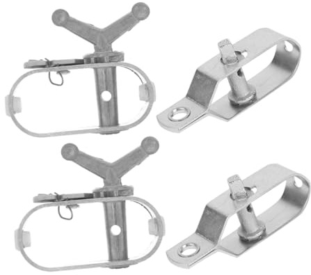 DECOMELODY 4 pièces Tendeur Fil Robuste Serre-câble pour Clôture et Vigne Facile à Installer Compact pour Treillis et Arbres Fruitiers