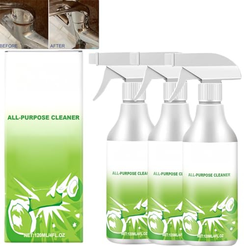 Spray de nettoyage polyvalent élimine les taches têtues des éviers de carreaux et des cuisines, nettoyants multi-surfaces pour l'acier inoxydable, nettoyants dégraisseur (3)