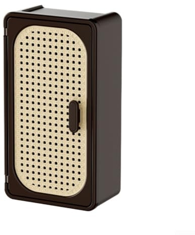Scatola fissata al muro del tessuto del rattan, senza installazione della perforazione, compartimenti organizzati per la conservazione dei tessuti ed i cosmetici