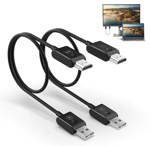 HDMI Wireless Transmitter und Receiver Moman CS6,1080P HDMI Funkübertragung Extender 20m/65FT für Datei Video Projektion Monitor Computer TV Kamera Smartphone Projektor