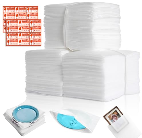 YSOOUA 100Stück Verpackungsmaterial Luftpolsterfolie Umzug 30 x 30cm Schaumfolie Schaumstoffverpackung Umzugsverpackung für Umzugskartons Kartons Geschirr Gläser Weinflaschen Versand