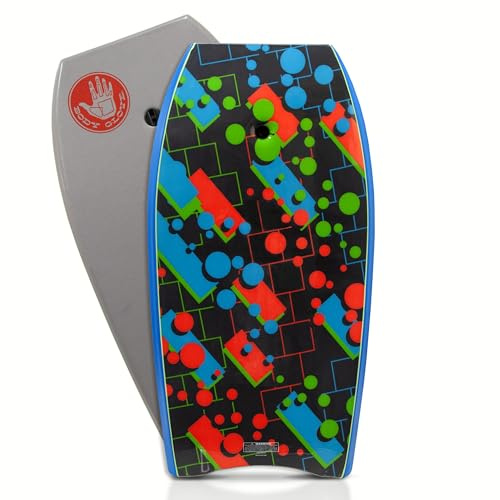 Body Glove Method 42.5 Bodyboard for Kids and Adults, Lightweight Surfing Board with Wrist Leash, XPE Top Skin EPS Core and HDPE Bottom Skin