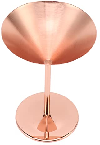 Topiky Verres à Martini en Acier Inoxydable, Verres à Cocktail à Base épaisse, Vernis Fin, pour Verres à Cocktail Home Bar
