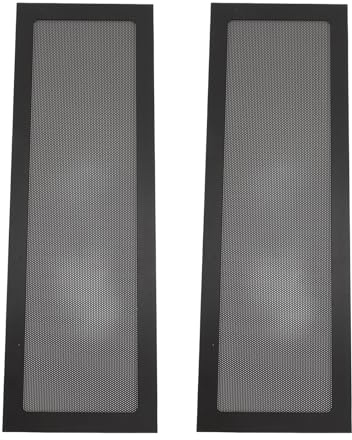 4,72 X 14,17 Tum 2 St PC-fodral Dammnätsfilter, Magnetram Datorfläkt Dammnät PC-kylfilter Dammtät PVC-kåpa Grillar, PC-fläkt Dammfilter Finmaskigt PVC-datorfläktfilter (Svart)