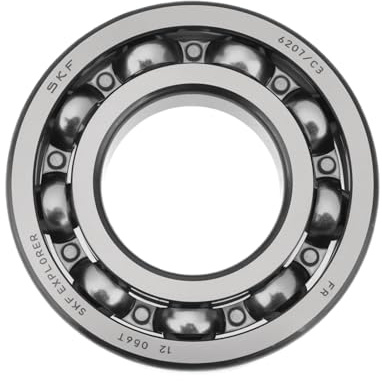 eMagTech 1 Stück Rillenkugellager 6207 C3 SKF Metallschild-Kugellager 6207 C3 SKF für Industrielle Automatisierung Und Bewegungssteuerung 35 X 72 X 17 Mm