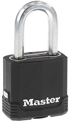 Master Lock Candado, Magnum cubierto acero laminado CANDADO, 1 – 7/8 en. Amplia, M115 x kadlf