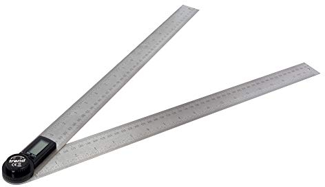 Trend Digital Winkellineal 500 mm, mit zwei 500 mm Edelstahllinealen, mit denen Winkel schnell und genau berechnet werden können, DAR/500