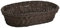 Westmark Großer Mehrzweck-Korb, Gastrotauglich, Oval, ca. 32 x 23 x 7 cm, Synthetikfaser, Saleen Edition, Braun, 02010706101