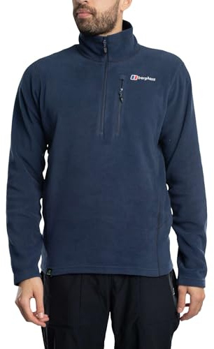 Berghaus Men's Prism Micro Polartec Fleece Half Zip Jacket Fleece Half Zip, Dusk, S