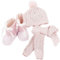 Götz 3403278 Winter Must Have Puppen-Set - Puppenkleidung für Babypuppen Gr. M von 42-46 cm und Stehpuppen Gr. XL von 45-50 cm - 4-teiliges Set