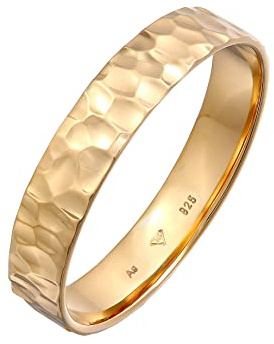 Kuzzoi Herrenring (4 mm) Handgefertigt Bandring Männer 925 Silber