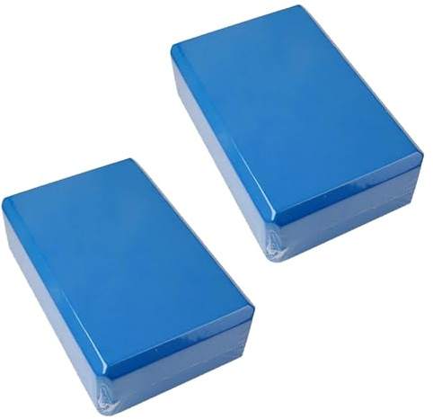 2 Pezzi Blocchi Yoga, M-attone Yoga in Schiuma EVA ad Alta Densità, Blocchi da Yoga Leggero Antiscivolo Mattoncini Fitness per Pilates Yoga Esercizi Meditazione Stretching, Supporta e Rafforza le Pose