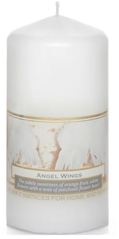 Dekohelden24 Bougie pilier, pour couronne de l'Avent, parfum blanc, parfum jasmin, vanille et patchouli, contenu de la livraison : 1 pièce, dimensions H x Ø : environ 12 x 6 cm