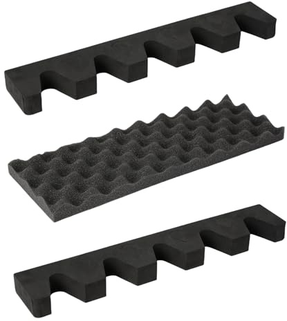 KACCDE 5 Slot Fucili Storage Rack Fondine Protettive Pesi Leggeri Schiume Fucili Barili Resto Organizzatori Accessori Caccia