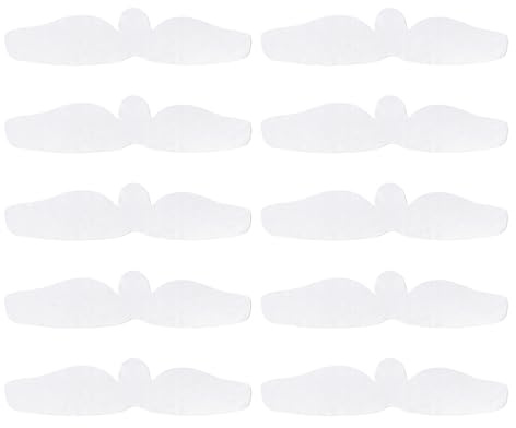 Svettinlägg för BH | Under-BH-inlägg i non-woven, 10 st Bröstsvettabsorberande mjukt återanvändbart fuktavledande tyg, yoga, träning, camping,