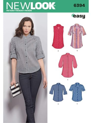 New Look Sewing Pattern UN6394A Schnittmuster für Damen, Herbst-Kollektion, Gr. A (36-38-40-42-44)