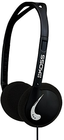 Koss KPH25 Negro Supraaural Diadema auricular - Auriculares (Supraaural, Diadema, Alámbrico, 80 - 20000 Hz, 1,2 m, Negro)