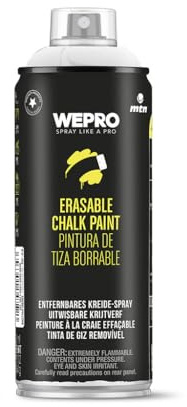 Montana Colors MTN PRO Chalk (Pintura Borrable Base Agua) Blanco - Spray 400 ml