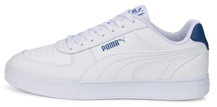 PUMA Baskets Caven Unisexes, Puma Blanc Puma White Lake Blue, 47 EU