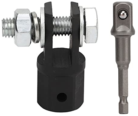1/2 Inch Scissor Jack Adapter Ring Double Hole | Lifting Tool, 13/16 Socket, Chrome Vanadium Steel, for Car Maintenance, Compatible with Impact Drills