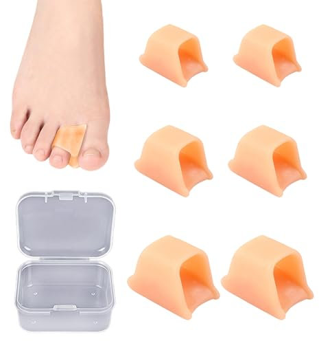 3 paia di dita dei piedi, 1 contenitore per dita a martello, guide per dita a martello, separatore per dita dei piedi, parapiede (tono della pelle)