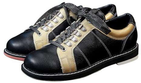 Leichtrit Femmes Chaussures De Bowling,Chaussures De Bowling pour Hommes,Chaussures De Bowling Salle,Adolescent Chaussures De Bowling,Respirant,LéGèRes,Unisexe,Confortables,pour DéButants,Noir