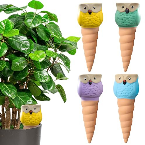 Shyllin Irrigazione a Goccia Automatica, Coni Annaffiatori per Vasi, Dosatore Acqua Piante, Sfere per Irrigazione, Automatiche per Irrigazione Piante, Palline Gel per Piante Interno Giardino Balcone