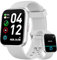 Fitpolo Smartwatch Herren Damen mit Telefonfunktion(Anrufe tätigen/empfangen), Smart Watch Sportuhr mit 110+Sportmodi, Puls/Schlaf-Monitor, Schrittzähler, Smart Watch für Android iOS, Alexa